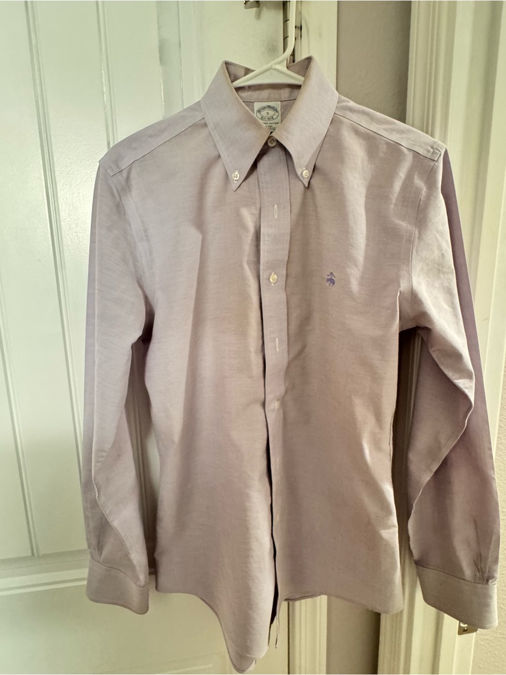Brooks Brothers Light Lavender Button-Down Dress Shirt - Picture 1 of 4
